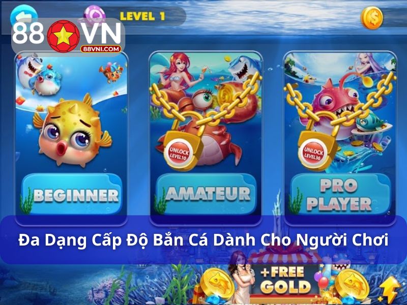 Phòng chơi đa dạng tại bắn cá 88Vn