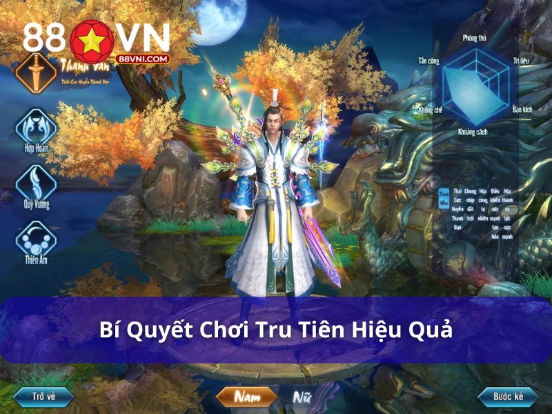 Bí quyết chơi game Tru Tiên